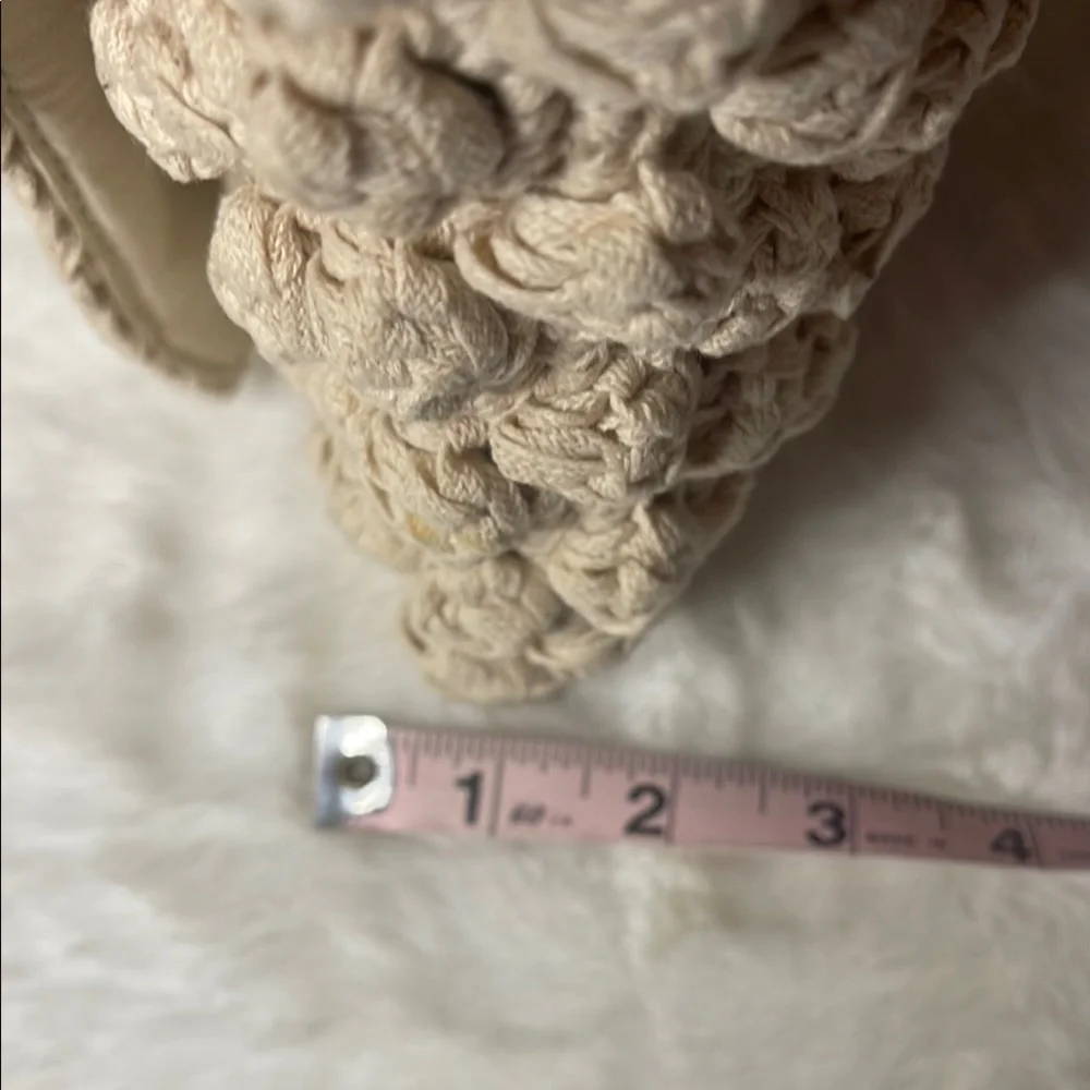 No Boundaries Cream Woven Shoulder Bag - Picture 8 of 11